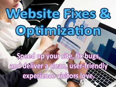 Website Fixes & Optimization